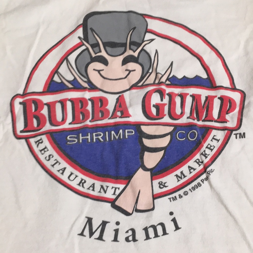 Vintage 90s Bubba Gump Graphic Tee